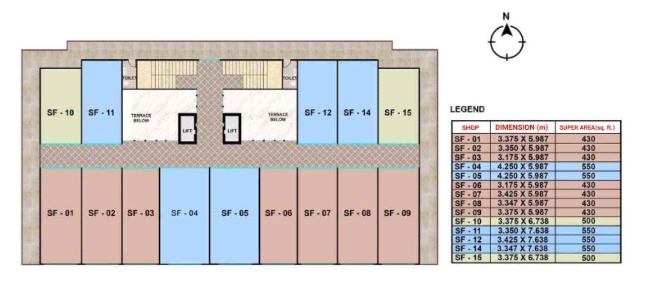 Arcade 55 Floor Plans - Arcade 55 - Second Floor Plan